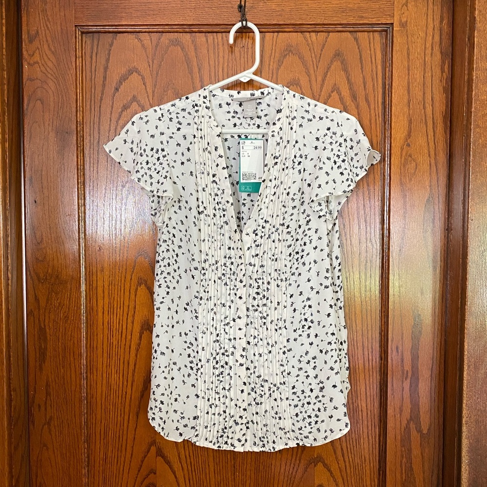 H&M Floral Blouse NWT